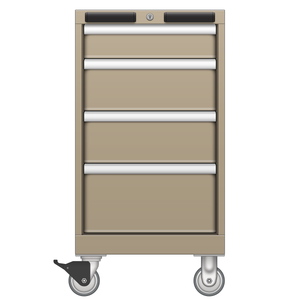 LISTA Mobile Cabinet, 4 Drawer, 16.9" W 28.5" D 32.3" H (NW0600-0402N-M) LISTA Mobile Cabinet, 4 Drawer, 16.9" W 28.5" D 32.3" H (NW0600-0402N-M)