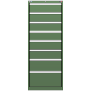 LISTA Stationary Cabinet, 8 Drawer, 22.2" W 28.5" D 57.1" H (MP1350-0803F)