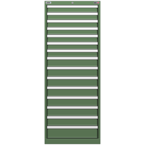 LISTA Stationary Cabinet, 15 Drawer, 22.2" W 28.5" D 57.1" H (MP1350-1502F)