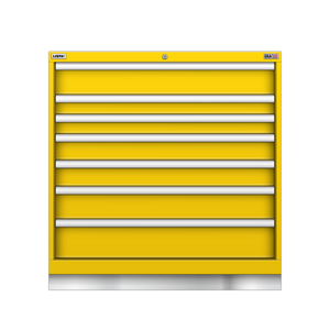 LISTA Technician Series Stationary Cabinet, 7 Drawer, 34.3" W 28.5" D 35.8" H (TSEW750-0721)