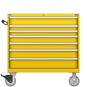 LISTA Technician Series Mobile Cabinet, Shallow, 7 Drawer, 40.3" W 22.5" D 41.5" H (TSHS750-0721-M)