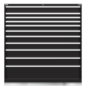 LISTA Technician Series Stationary Cabinet, 11 Drawer, 56.3" W 28.5" D 59.4" H (TSDW1350-1102)