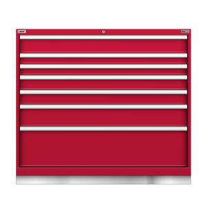 LISTA Technician Series Stationary Cabinet, 7 Drawer, 47.0" W 28.5" D 41.7" H (TSMW900-0701)