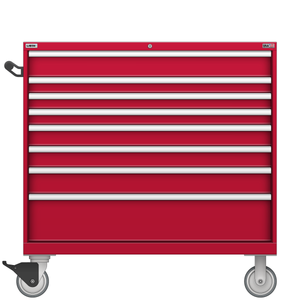 LISTA Technician Series Mobile Cabinet, 8 Drawer, 47.0" W 28.5" D 47.4" H (TSMW900-0808-M)