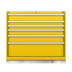 LISTA Technician Series Stationary Cabinet, 6 Drawer, 40.3" W 28.5" D 35.8" H (TSHW750-0621)