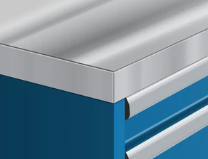 LISTA Cabinet Tops, Stainless Steel Cover (SSC)