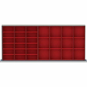 LISTA Cabinet Drawer Interiors, MS, Plastic Bins (MSDR-PB)