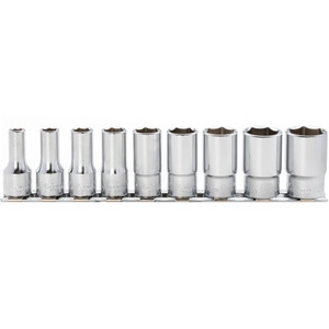 Ko-ken 3/8" Socket Set, 6-Point Semi-Deep SAE, 9 pcs (RS3300XA/9) Ko-ken 3/8" Socket Set, 6-Point Semi-Deep SAE, 9 pcs (RS3300XA/9)