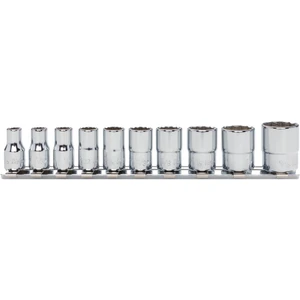 Ko-ken 1/4" Socket Set, 12-Point SAE, AS954 for Aerospace, 3/16-9/16", 10 pcs (RSAS2405A/10)