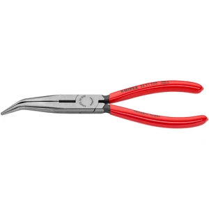 KNIPEX Long Nose Pliers, Snipe Nose w/ Side Cutter, 40° Angled, 8" (26 21 200)