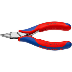 KNIPEX Precision Electronics End Cutters, Semi-Flush, 4 3/4" (64 62 120)