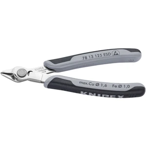 KNIPEX Electronics Super Knips®, Stainless Steel, w/ Lead Catcher, ESD, 5" (78 13 125 ESD)