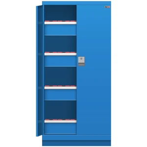 LISTA CNC Tool Cabinet, 4 Drawer, w/ Hinged Doors, 28.2" W 29.5" D 59.4" H (1350NC)