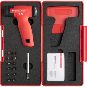 PB Swiss DigiTorque V02 Electronic Interchangeable Blade Torque Driver Set, 3.4-16 Nm, w/ ToolBox (PB 9325.Set B1 CBB)