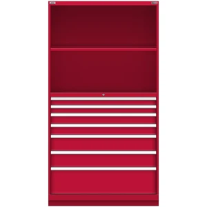 LISTA Tall Combination Cabinet, 7 Drawer, 40.3" W 28.5" D 74.8" H (TC02-1750HW-03)