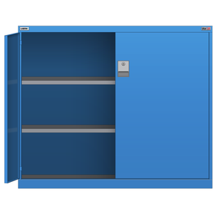 LISTA Shelf Cabinet, 3 Shelf, w/ Hinged Doors, 40.3" W 22.5" D 39.4" H (HSHD900)