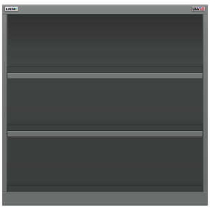 LISTA Shelf Cabinet, 3 Shelf, 34.3" W 28.5" D 33.5" H (X-EW0750-TSC)