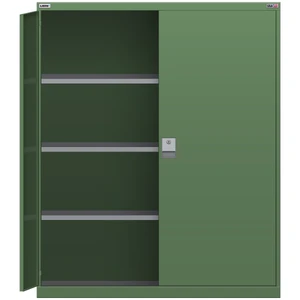 LISTA Shelf Cabinet, 4 Shelf, w/ Hinged Doors, 40.3" W 22.5" D 57.1" H (HSHD1350)