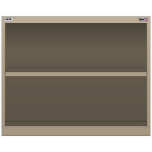 LISTA Shelf Cabinet, 2 Shelf, 34.3" W 28.5" D 27.6" H (X-EW0600-TSC)