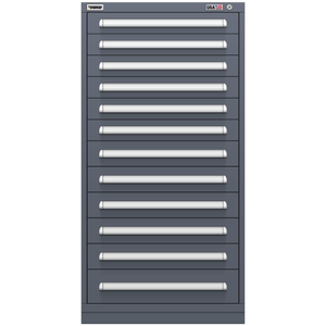 Vidmar Drawer Cabinet, 13 Drawer, 30" W 27.8" D 59" H (SEP3054AL)