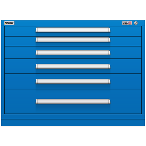 Vidmar Drawer Cabinet, 7 Drawer, 45" W 27.8" D 33" H (RP1147AL)