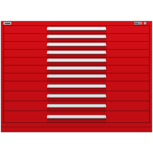 Vidmar Drawer Cabinet, 12 Drawer, 60" W 27.8" D 44" H (RP2149AL)