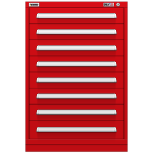 Vidmar Drawer Cabinet, 8 Drawer, 30" W 27.8" D 44" H (SEP2029AL)