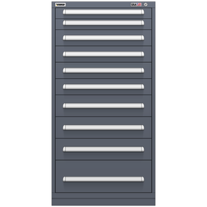 Vidmar Drawer Cabinet, 11 Drawer, 30" W 27.8" D 59" H (SCU3126AL)
