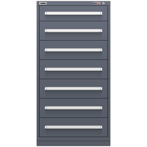 Vidmar Drawer Cabinet, 8 Drawer, 30" W 27.8" D 59" H (SEP3189AL)