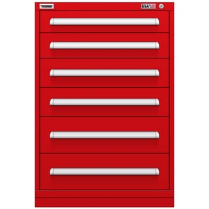 Vidmar Drawer Cabinet, 6 Drawer, 30" W 27.8" D 44" H (SCU2066AL)
