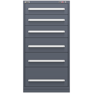 Vidmar Drawer Cabinet, 7 Drawer, 30" W 27.8" D 59" H (SEP3203AL)