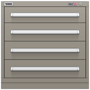Vidmar Drawer Cabinet, 5 Drawer, 30" W 27.8" D 30" H (SEP1404AL)