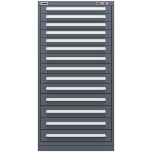 Vidmar Drawer Cabinet, 15 Drawer, 30" W 27.8" D 59" H (SEP3026AL)