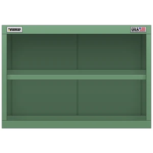 Vidmar Stacking Overhead Shelf Cabinet, 2 Shelf, 30" W 27.8" D 20.8" H (OS110X1A)