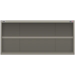 Vidmar Stacking Overhead Shelf Cabinet, 2 Shelf, 60" W 27.8" D 27.8" H (DWO1551A)