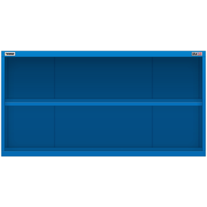 Vidmar Overhead Shelf Cabinet, 2 Shelf, 60" W 27.8" D 31" H (DWO1751A)