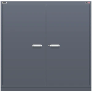 Vidmar Shelf Cabinet, 3 Shelf, w/ Hinged Doors, 60" W 27.8" D 59" H (DWD3402AL)