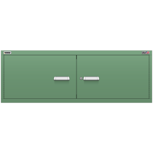 Vidmar Overhead Shelf Cabinet, 2 Shelf, w/ Hinged Doors, 60" W 27.8" D 20.8" H (DWOD1101AL)
