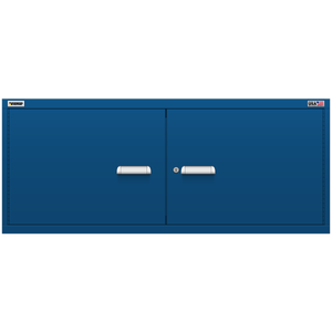 Vidmar Stacking Overhead Shelf Cabinet, 2 Shelf, w/ Hinged Doors, 60" W 27.8" D 24.7" H (DWOD1351AL)