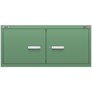Vidmar Stacking Overhead Shelf Cabinet, 2 Shelf, w/ Hinged Doors, 45" W 27.8" D 20.8" H (XWOD1101AL)