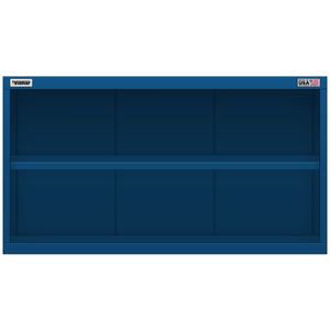 Vidmar Overhead Shelf Cabinet, 2 Shelf, 45" W 21.4" D 24.7" H (XLO1351A)