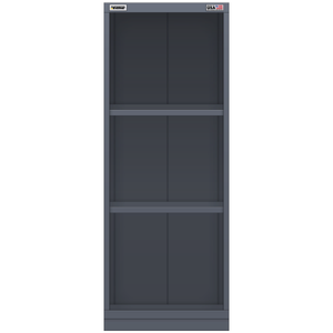 Vidmar Shelf Cabinet, Shallow, 3 Shelf, 22.5" W 21.4" D 59" H (SLS3402A)