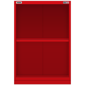 Vidmar Shelf Cabinet, Shallow, 2 Shelf, 30" W 21.4" D 44" H (LWS2451A)