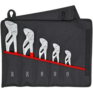 KNIPEX Pliers Wrench Set, 5 pcs, w/ Tool Roll (00 19 55 S4)