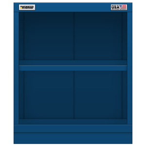 Vidmar Shelf Cabinet, 2 Shelf, 22.5" W 27.8" D 27" H (SVS1351A)