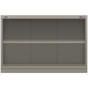Vidmar Shelf Cabinet, Shallow, 2 Shelf, 45" W 21.4" D 30" H (XLS1551A)