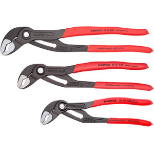 KNIPEX Cobra® Pliers Set, 3 pcs (00 20 06 US1) KNIPEX Cobra® Pliers Set, 3 pcs (00 20 06 US1)
