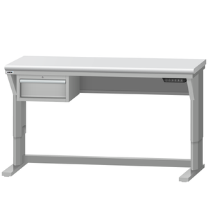 LISTA Align® Workbench, Electric, w/ Hanging Cabinet, 60" W x 30" D x 28.75-43.75" H (ALE/R5100-6030)