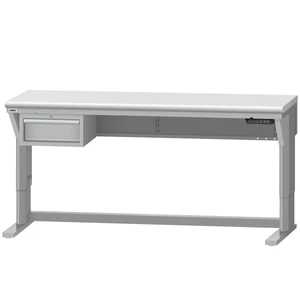LISTA Align® Workbench, Electric, w/ Hanging Cabinet, 72" W x 30" D x 28.75-43.75" H (ALE/R5100-7230)