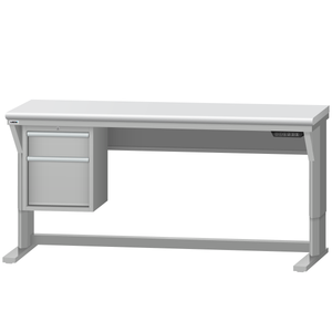 LISTA Align® Workbench, Electric, w/ Hanging Cabinet, 72" W x 30" D x 28.75-43.75" H (ALE/R5200-7230)